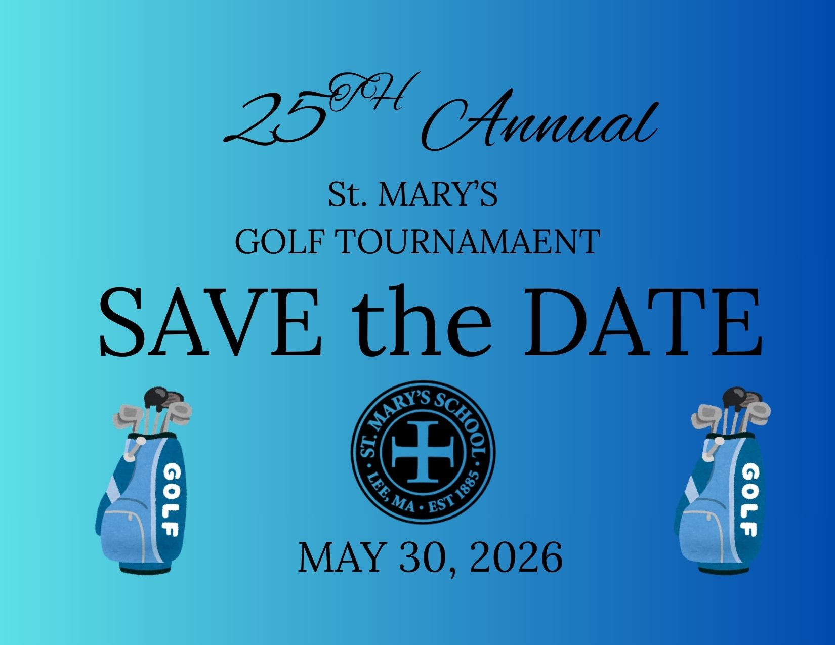 ⛳️ Save The Date - Spring 2026 Golf Tournament ⛳️
